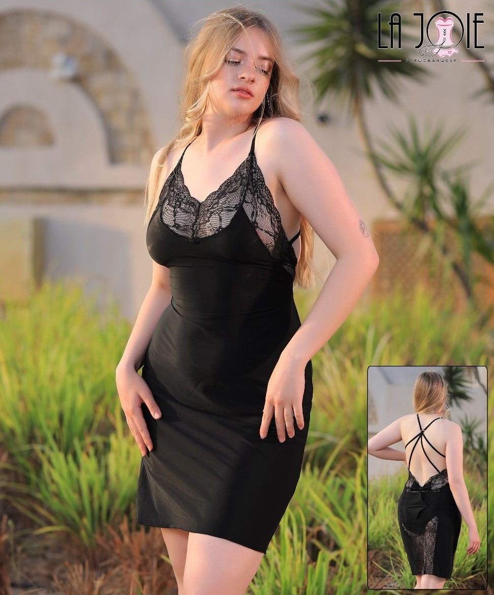 Midnight Secret Babydoll | Zwart