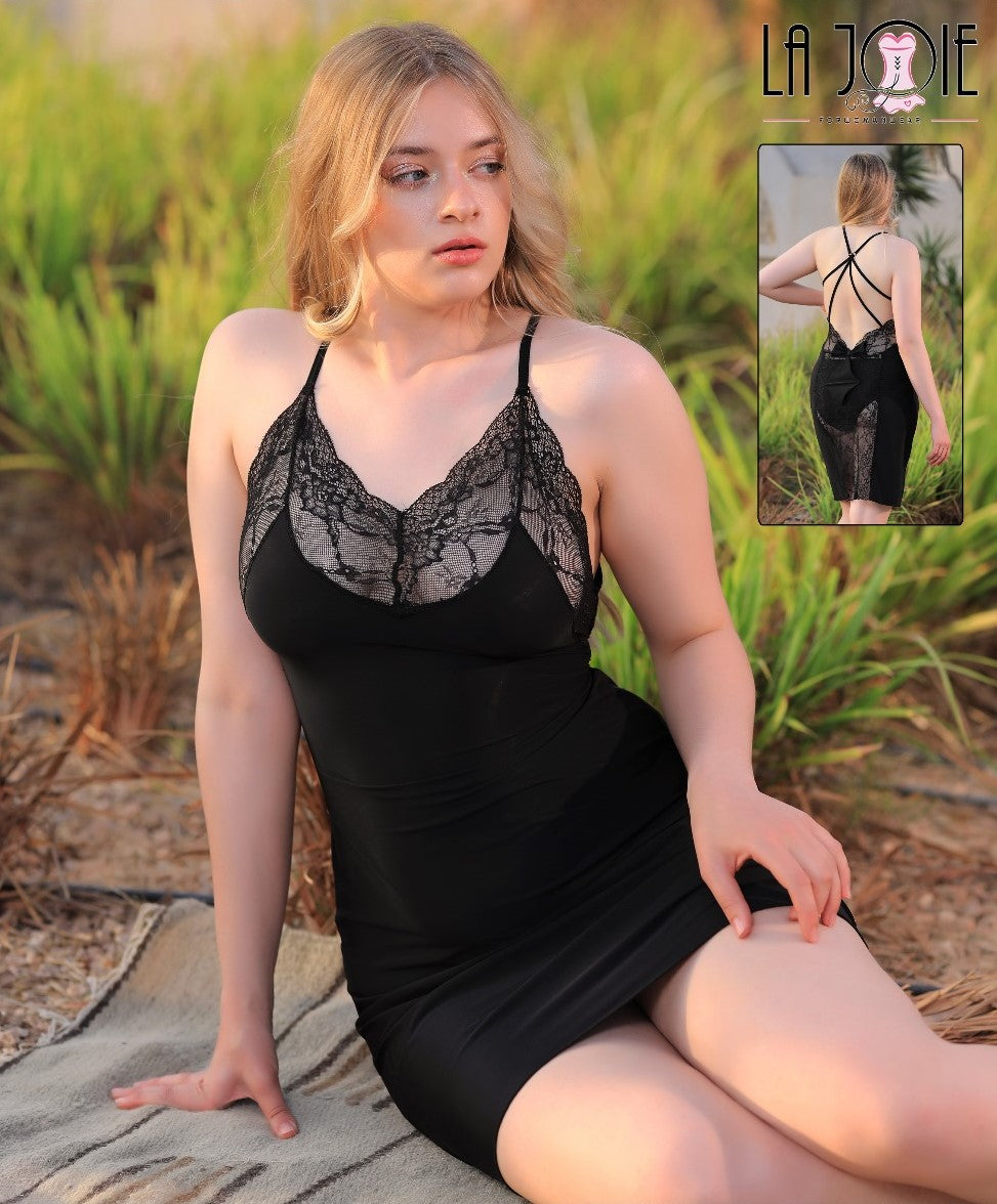 Midnight Secret Babydoll | Zwart